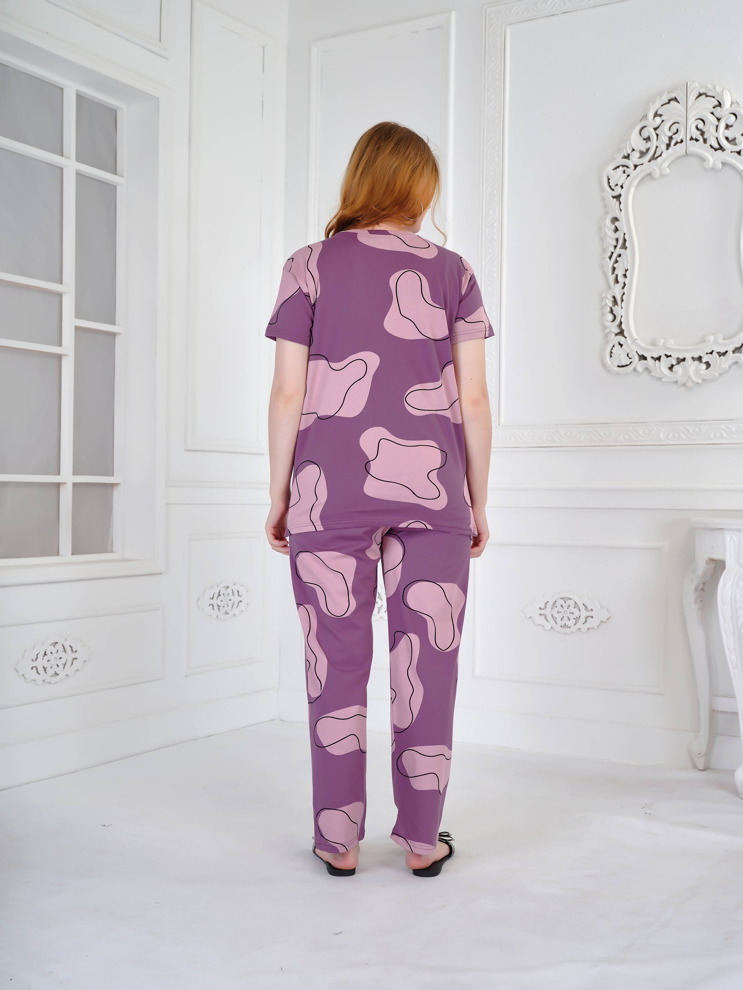 Purple Doodle CO-Ord Set