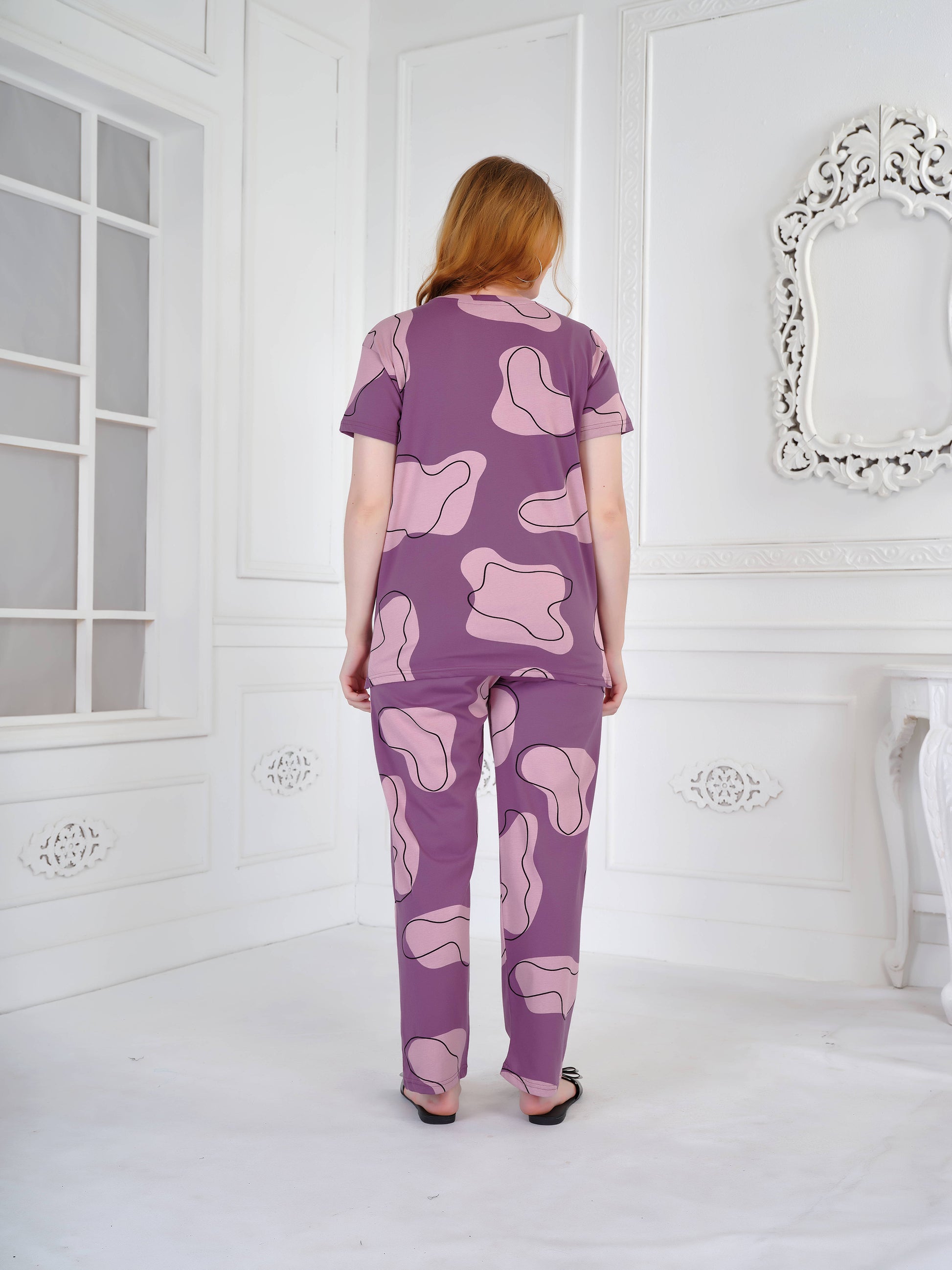 Purple Doodle CO-Ord Set