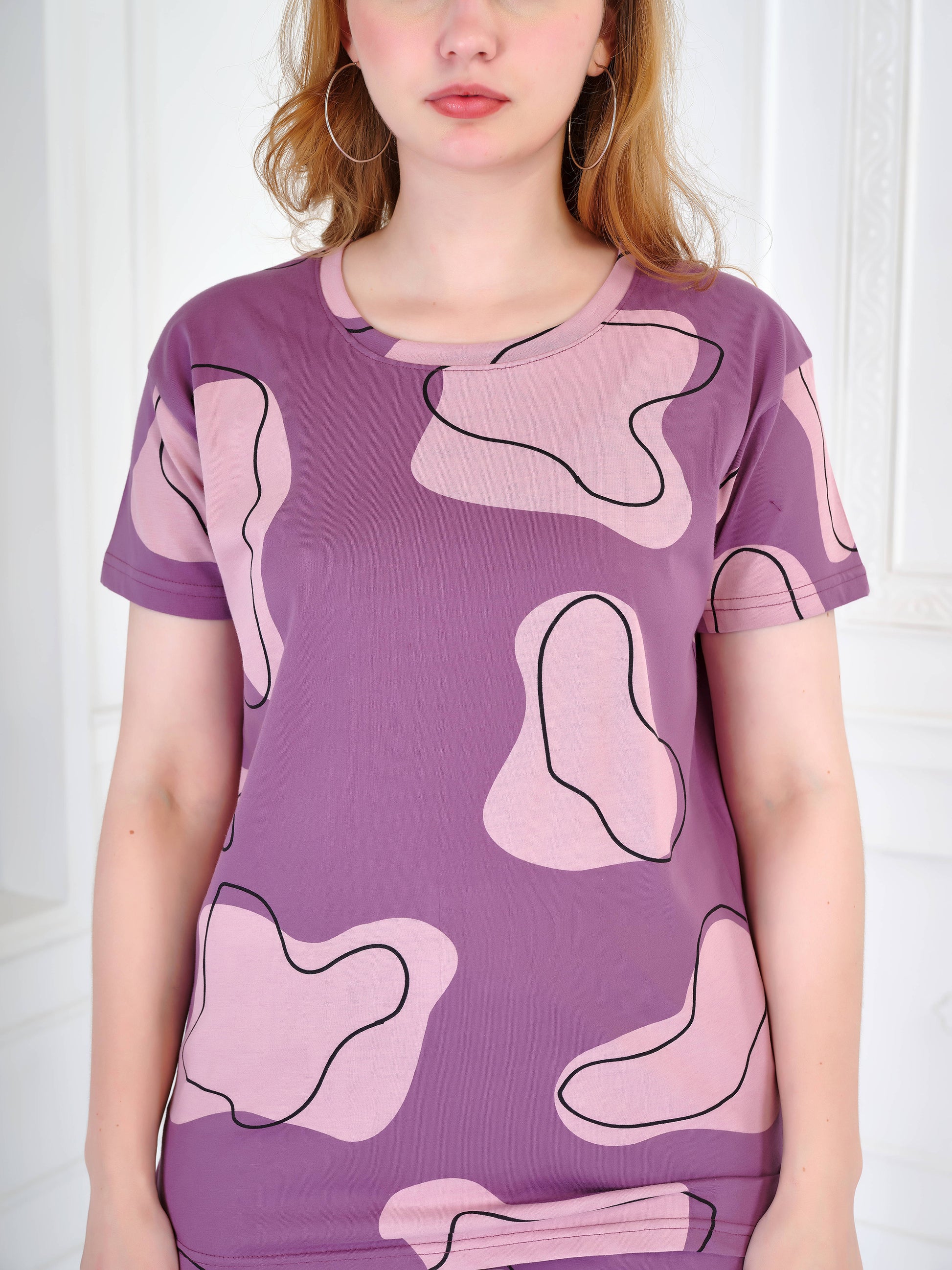 Purple Doodle CO-Ord Set