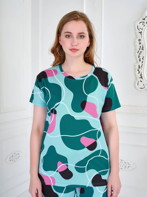 Aqua Pop Co-ord