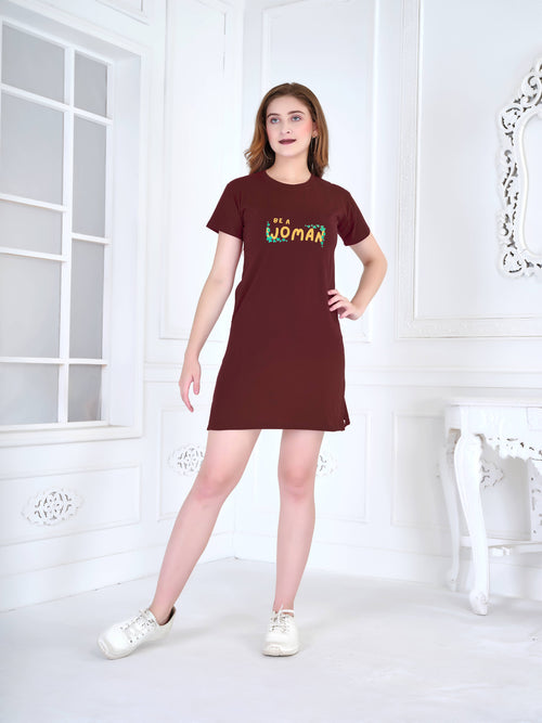 Be a Woman Long Top
