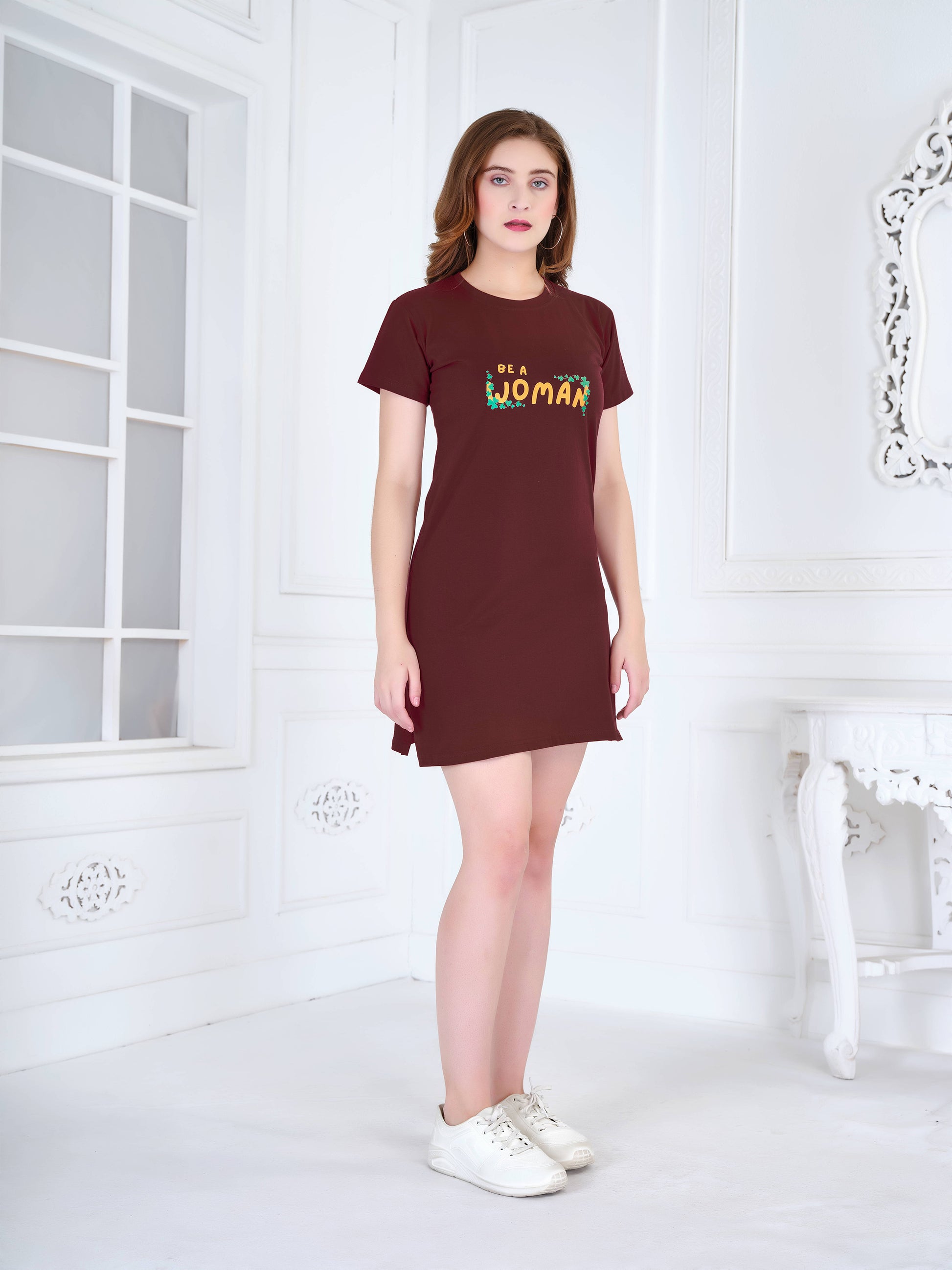 Be a Woman Long Top