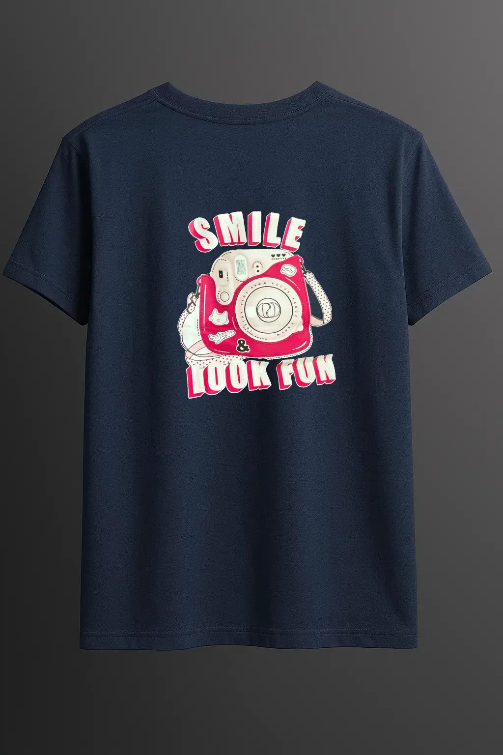 Retro Smile  Oversized Tee