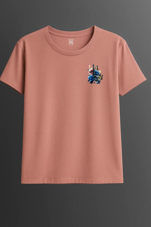 Blush Bloom  Oversized Tee