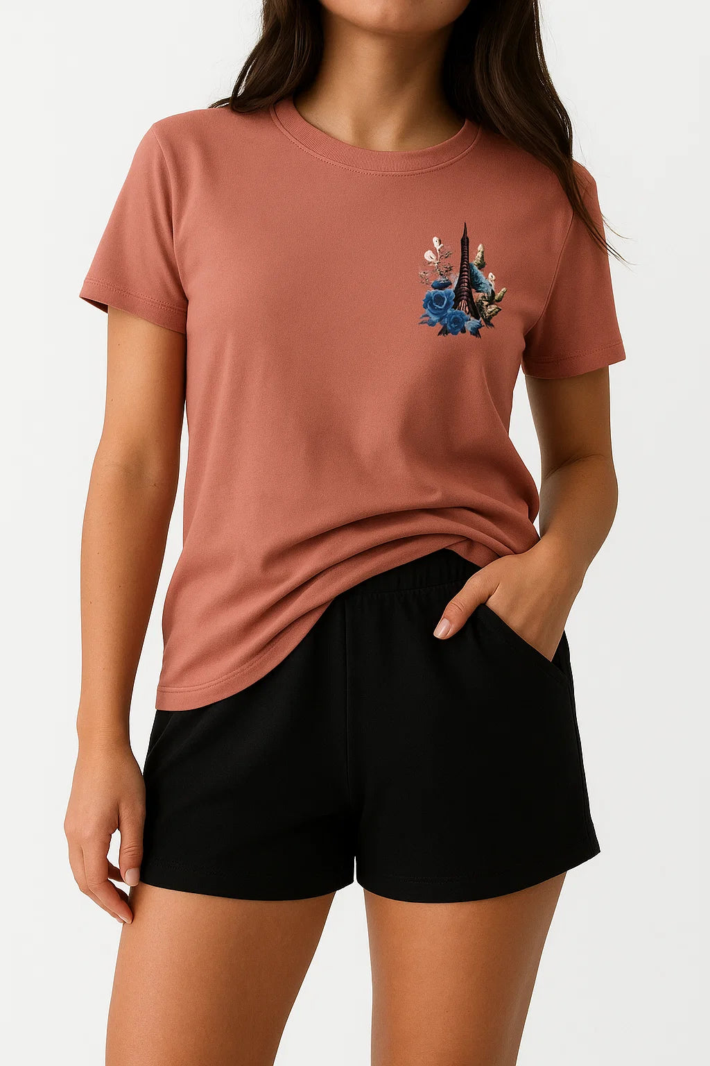 Blush Bloom  Oversized Tee