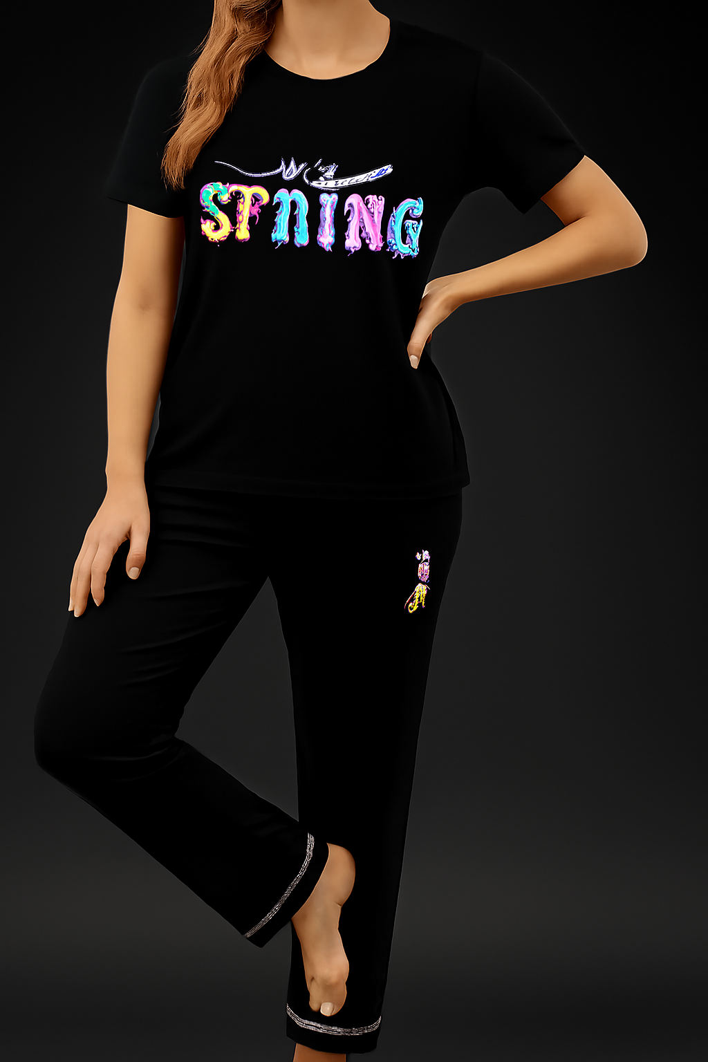 Color Pop Spring Night suit Set