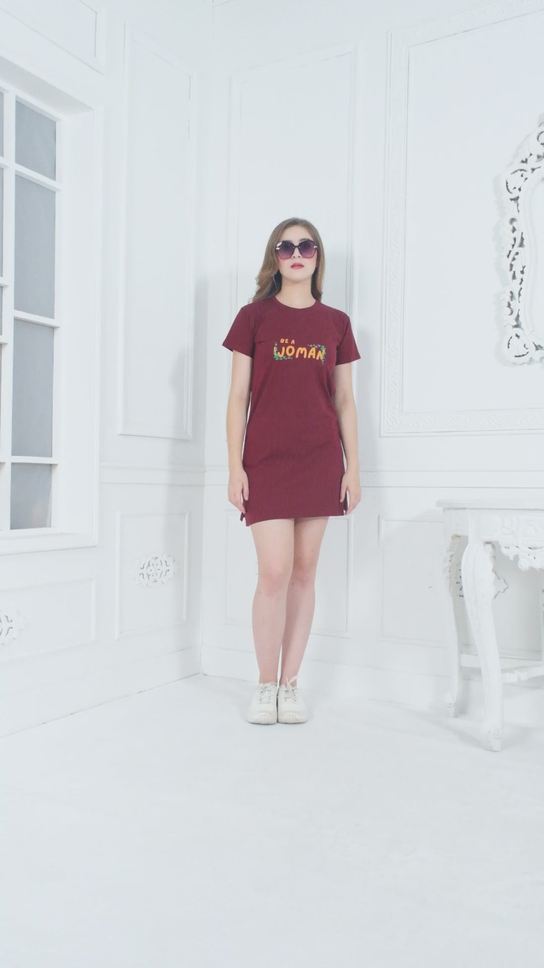 Be a Woman Long Top